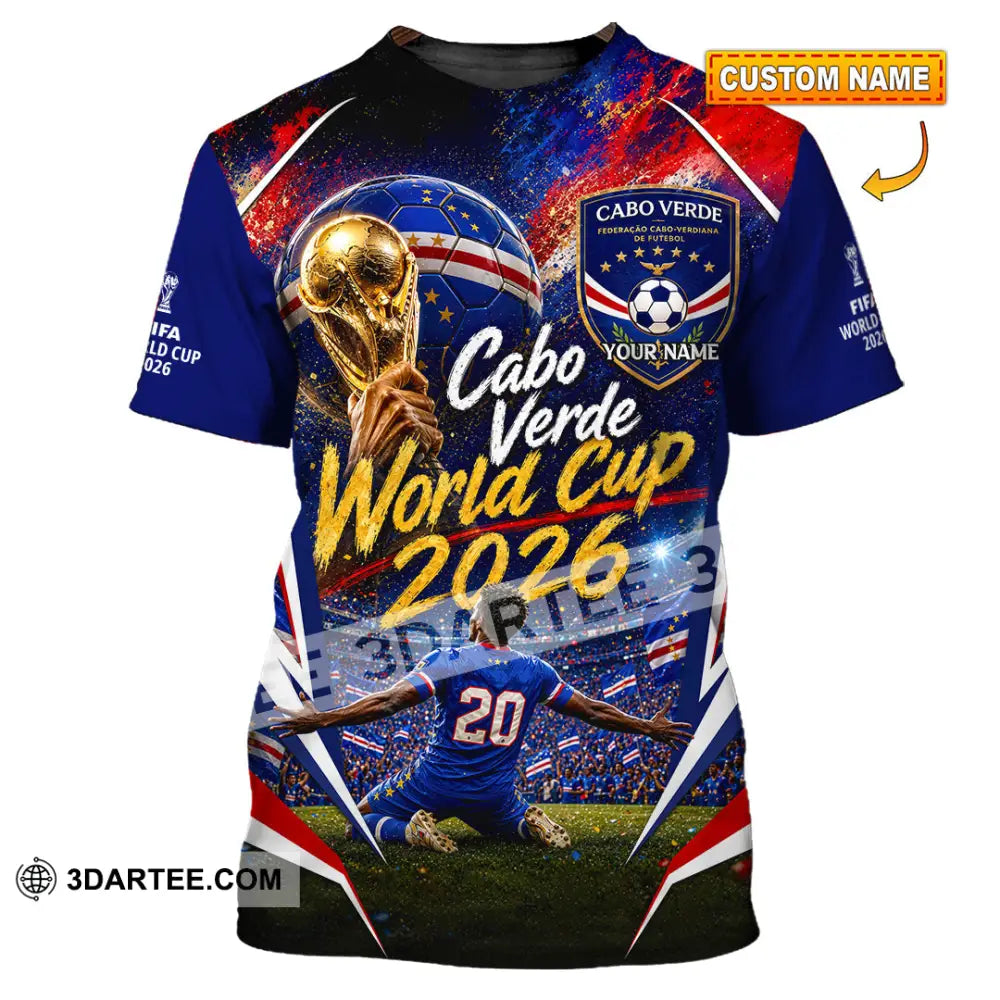 Unisex Shirt - Custom Cabo Verde World Cup 2026 Shirt - T-shirt