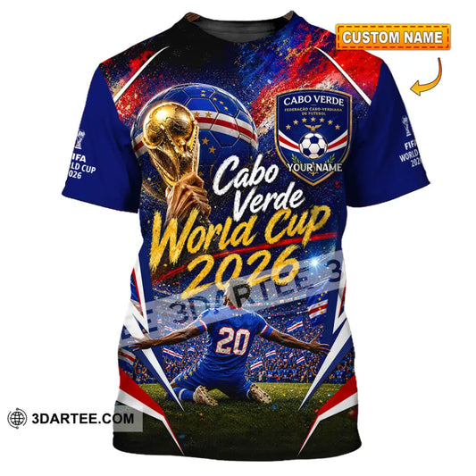 Unisex Shirt - Custom Cabo Verde World Cup 2026 Shirt - T-shirt