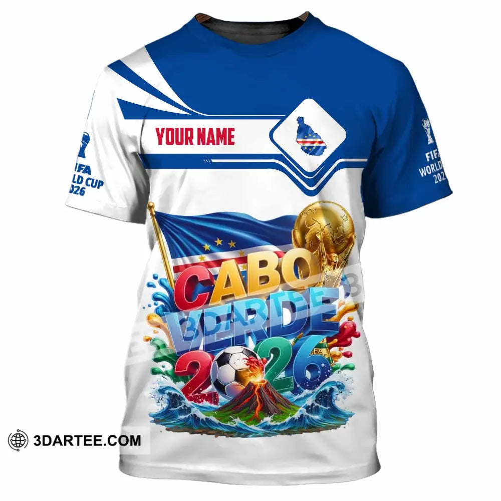 Unisex Shirt - Custom Cabo Verde World Cup 2026 Shirt - T-Shirt / S - T-shirt