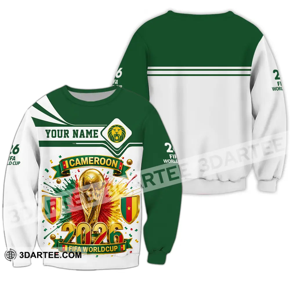 Unisex Shirt - Custom Cameroon World Cup 2026 Shirt - Long Sleeve / S - T-shirt