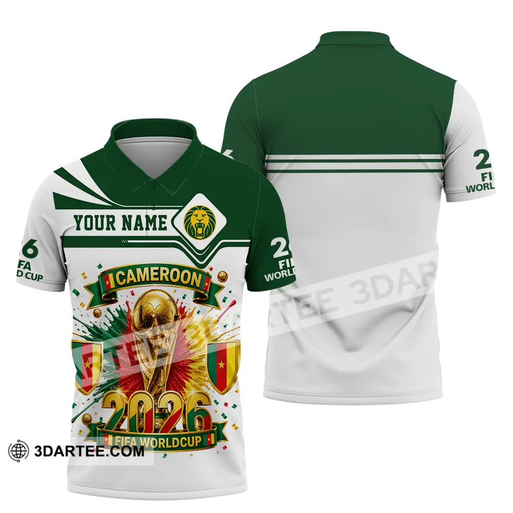 Unisex Shirt - Custom Cameroon World Cup 2026 Shirt - Polo Shirt / S - T-shirt