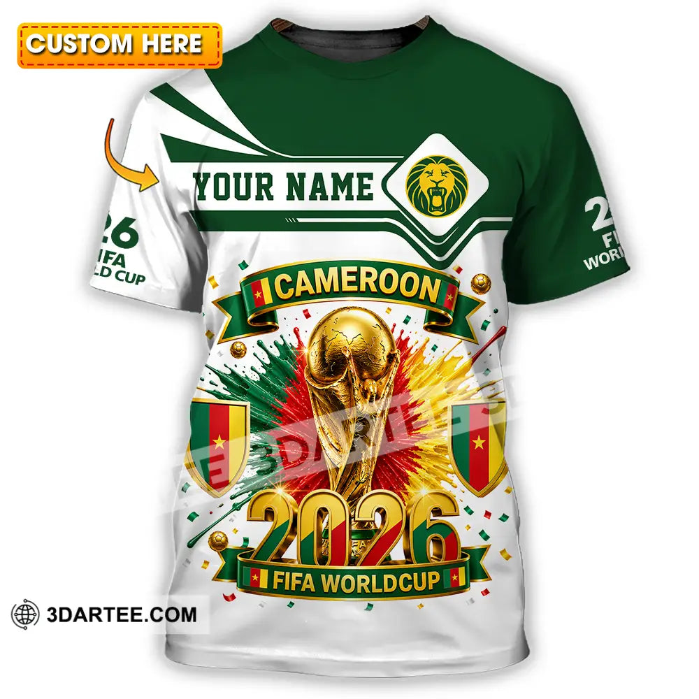 Unisex Shirt - Custom Cameroon World Cup 2026 Shirt - T-shirt