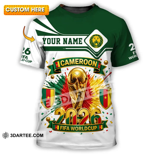 Unisex Shirt - Custom Cameroon World Cup 2026 Shirt - T-shirt