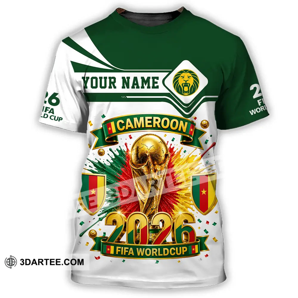 Unisex Shirt - Custom Cameroon World Cup 2026 Shirt - T-Shirt / S - T-shirt