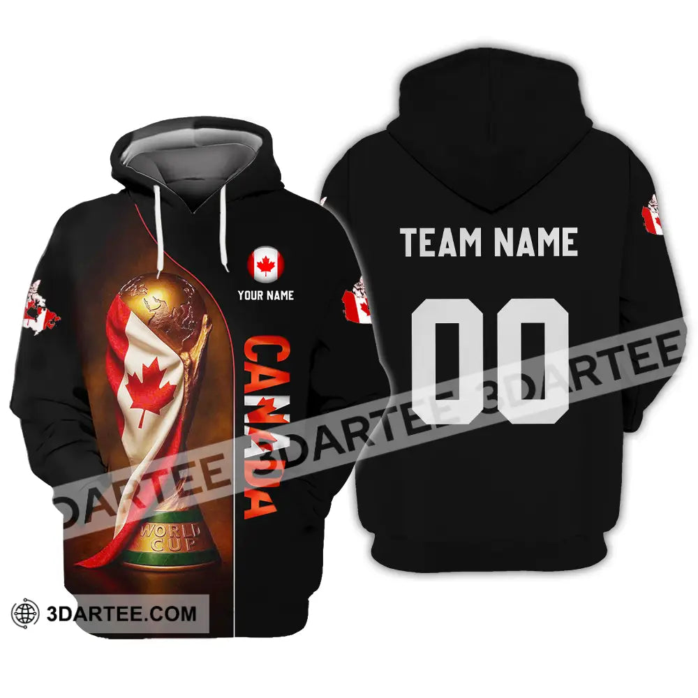 Unisex Shirt - Custom Canada World Cup 2026 3D Shirt Hoodie / S T-shirt
