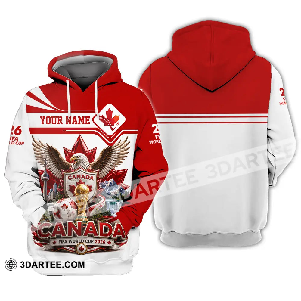 Unisex Shirt - Custom Canada World Cup 2026 Shirt - Hoodie / S - T-shirt