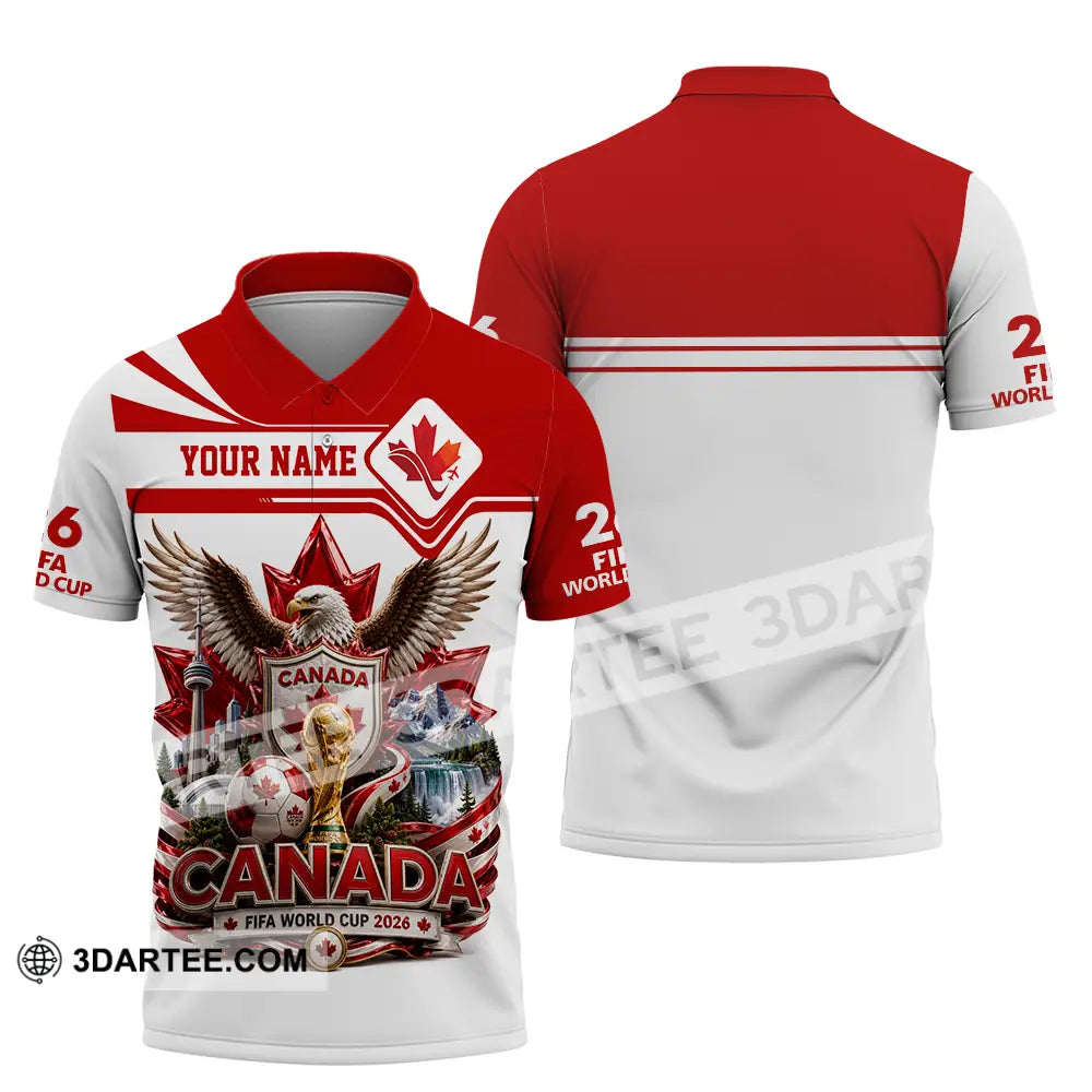 Unisex Shirt - Custom Canada World Cup 2026 Shirt - Polo Shirt / S - T-shirt
