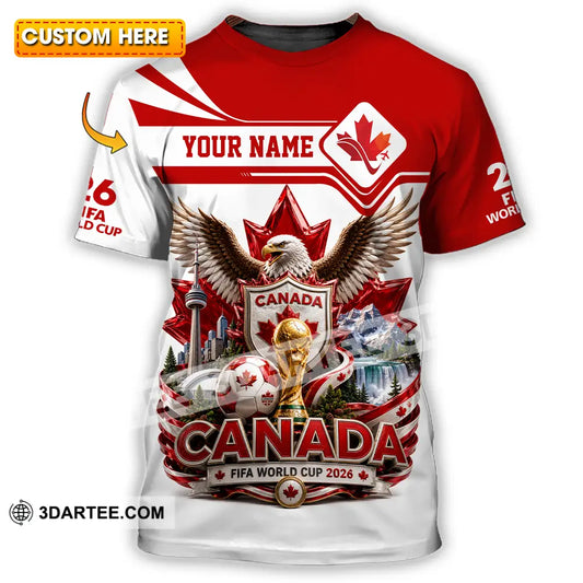 Unisex Shirt - Custom Canada World Cup 2026 Shirt - T-shirt