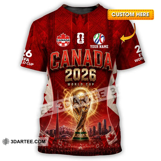 Unisex Shirt - Custom Canada World Cup 2026 Shirt - T-shirt