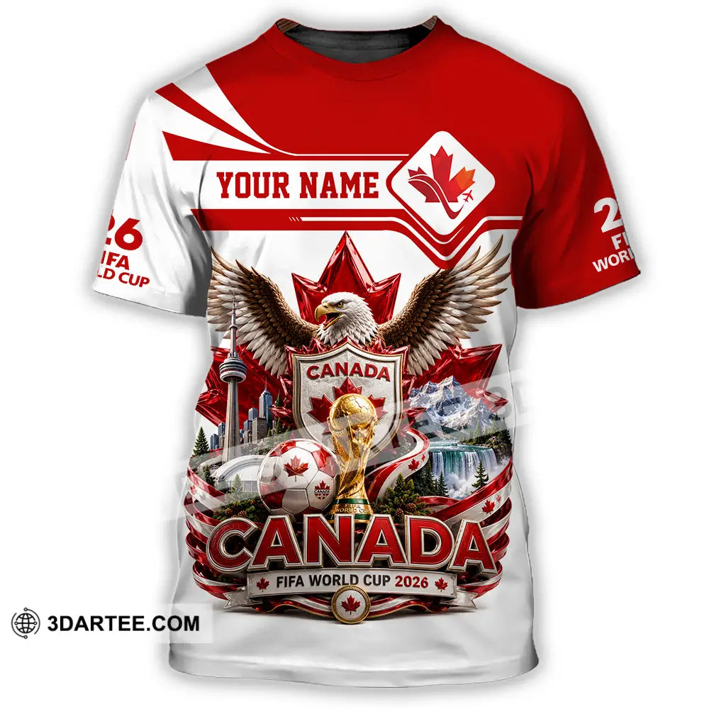 Unisex Shirt - Custom Canada World Cup 2026 Shirt - T-Shirt / S - T-shirt