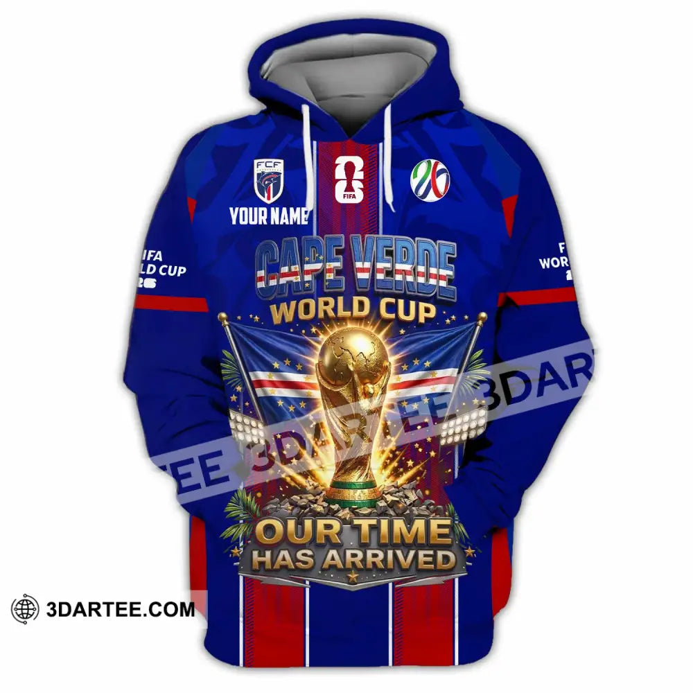 Unisex Shirt - Custom Cape Verde World Cup 2026 Shirt - Hoodie / S - T-shirt