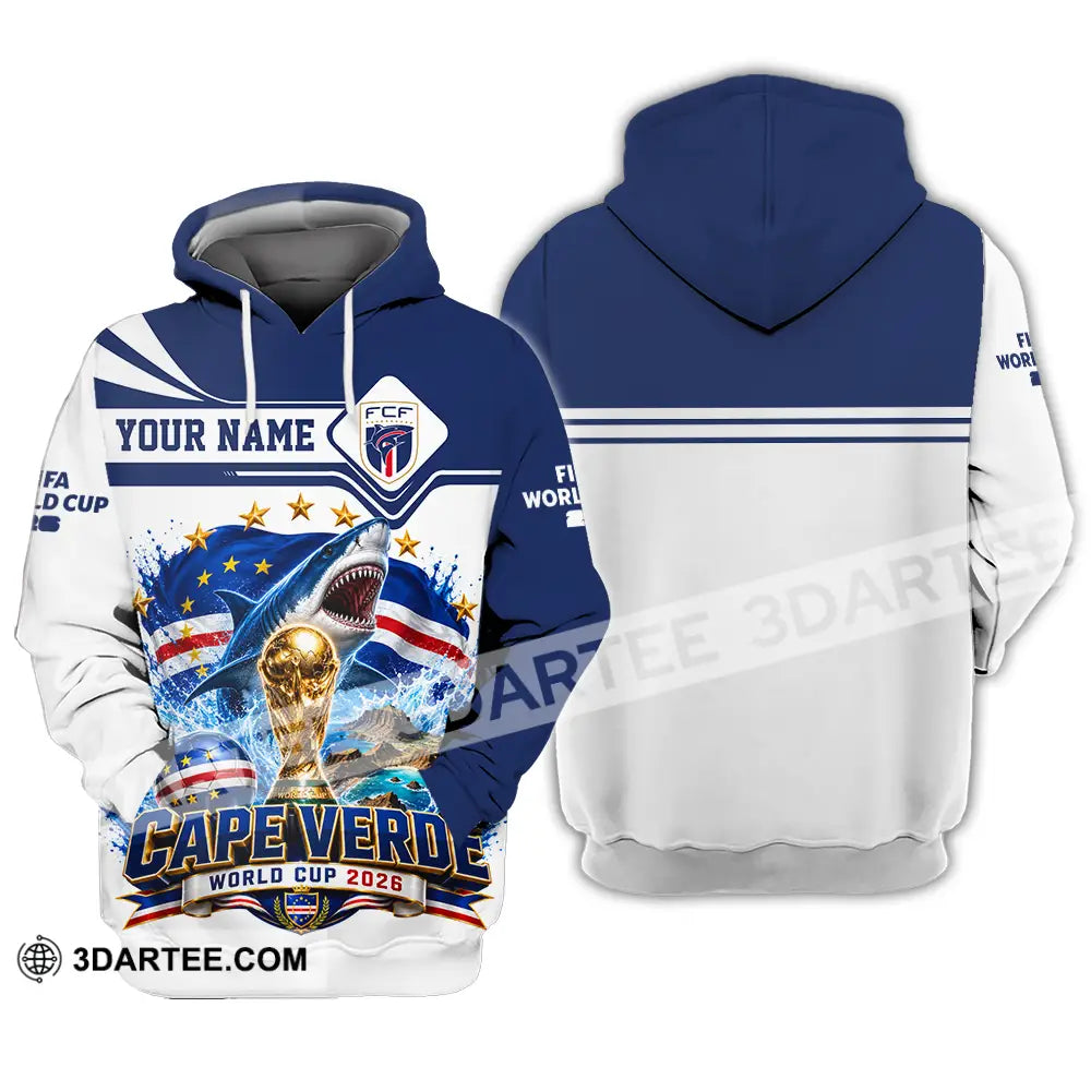 Unisex Shirt - Custom Cape Verde World Cup 2026 Shirt - Hoodie / S - T-shirt