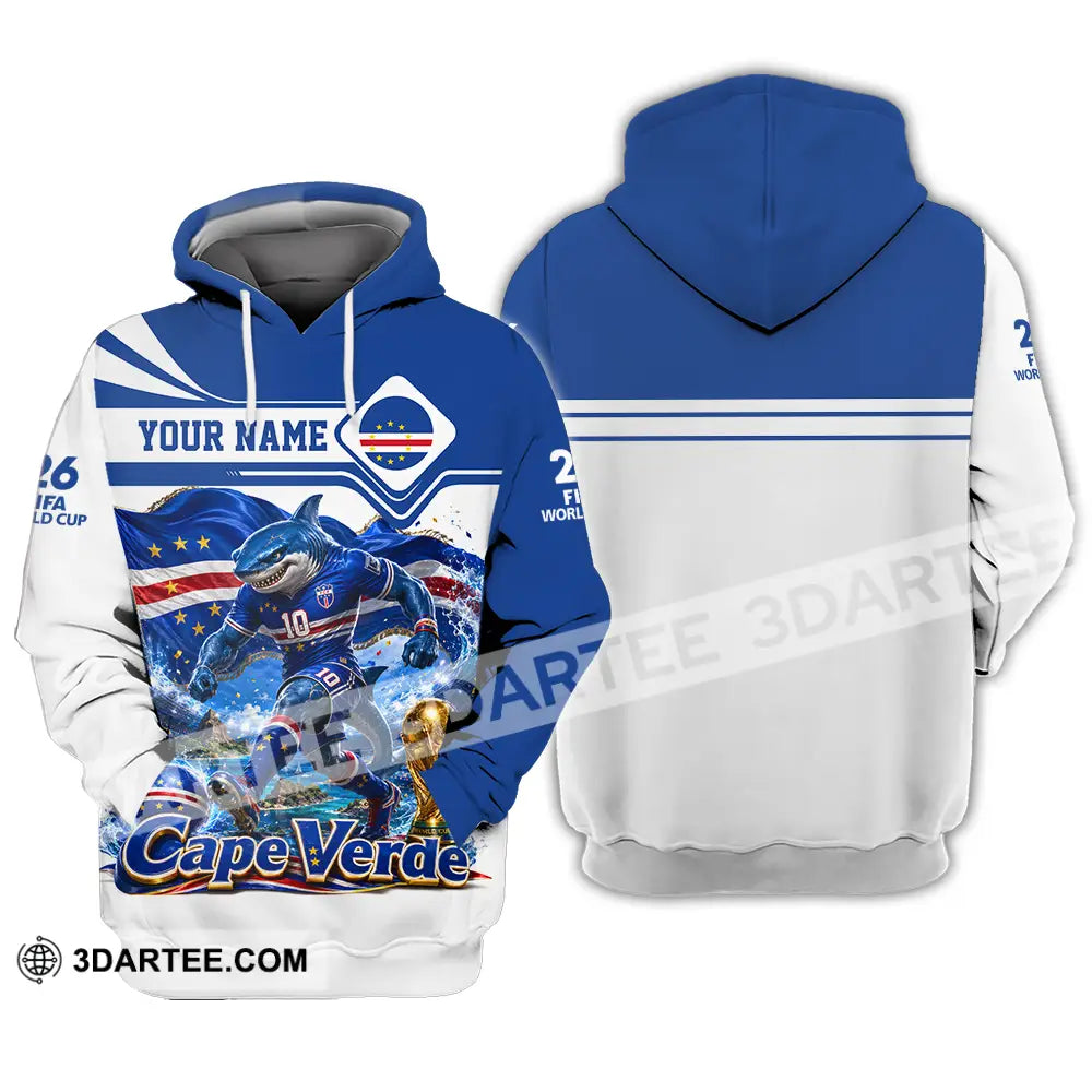 Unisex Shirt - Custom Cape Verde World Cup 2026 Shirt - Hoodie / S - T-shirt