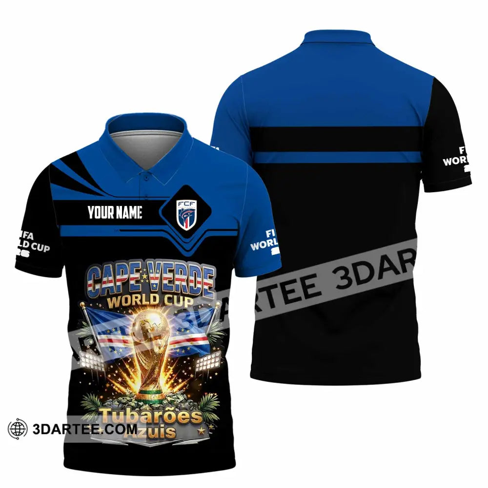 Unisex Shirt - Custom Cape Verde World Cup 2026 Shirt - Polo Shirt / S - T-shirt