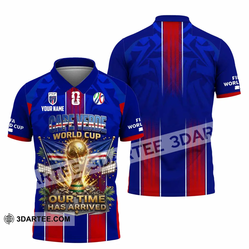 Unisex Shirt - Custom Cape Verde World Cup 2026 Shirt - Polo Shirt / S - T-shirt