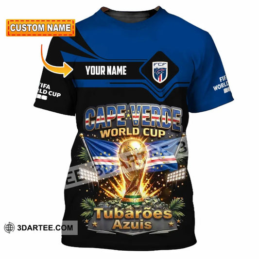 Unisex Shirt - Custom Cape Verde World Cup 2026 Shirt - T-shirt