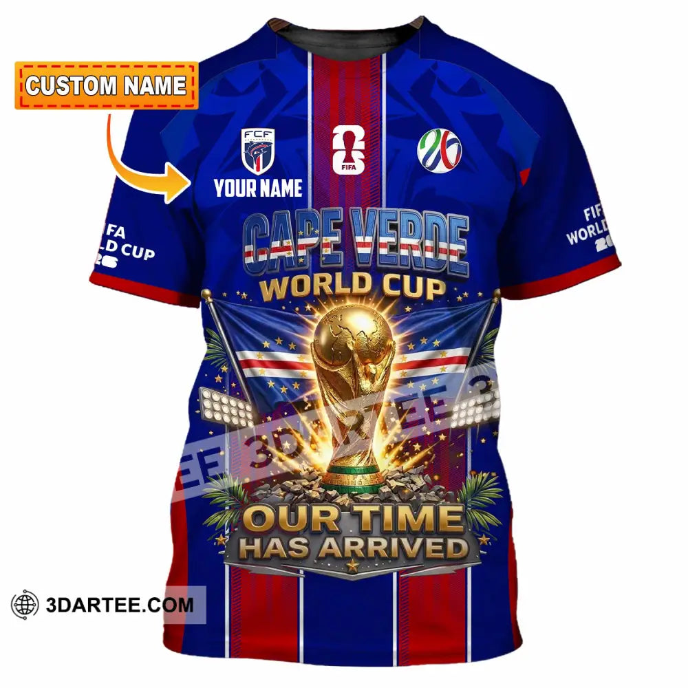 Unisex Shirt - Custom Cape Verde World Cup 2026 Shirt - T-shirt