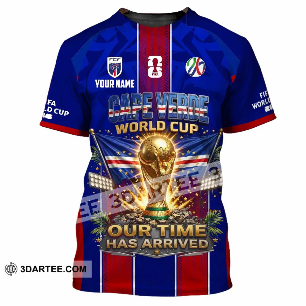Unisex Shirt - Custom Cape Verde World Cup 2026 Shirt - T-Shirt / S - T-shirt