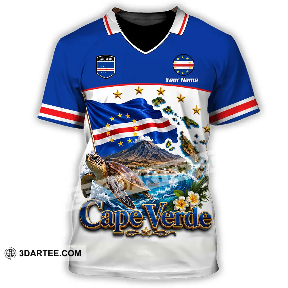 Unisex Shirt - Custom Cape Verde Shirt - T-Shirt / S - T-shirt