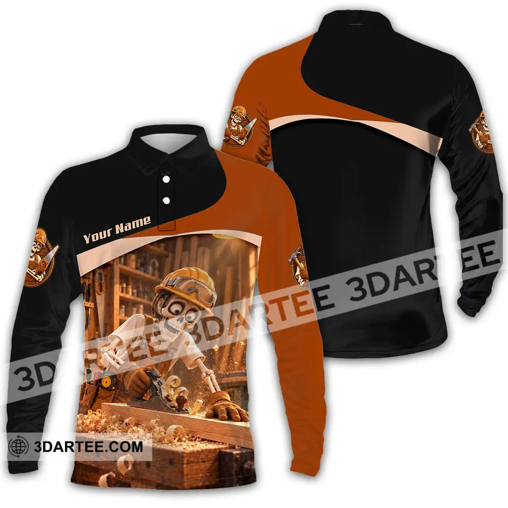 Unisex Shirt - Custom Carpenter Shirt - Long Sleeve Polo / S - T-shirt