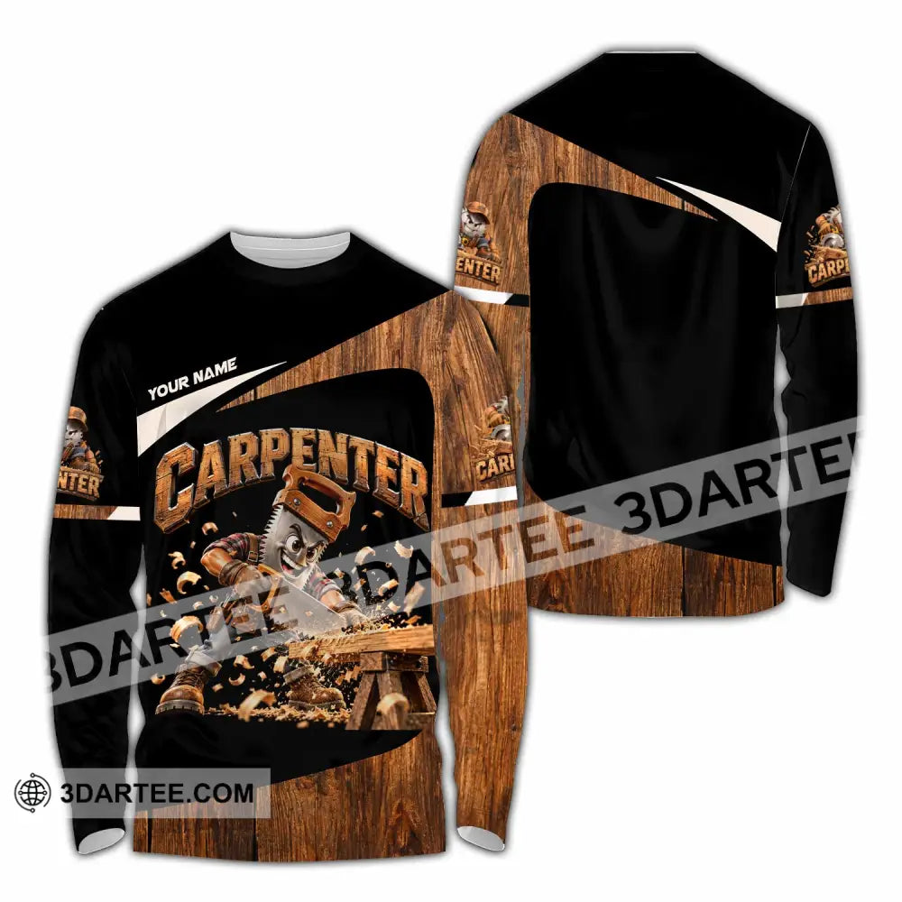 Unisex Shirt - Custom Carpenter Shirt - Long Sleeve Shirt / S - T-shirt