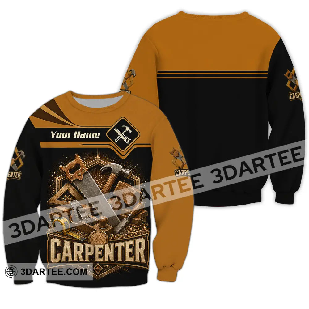 Unisex Shirt - Custom Carpenter Shirt - Long Sleeve / S - T-shirt