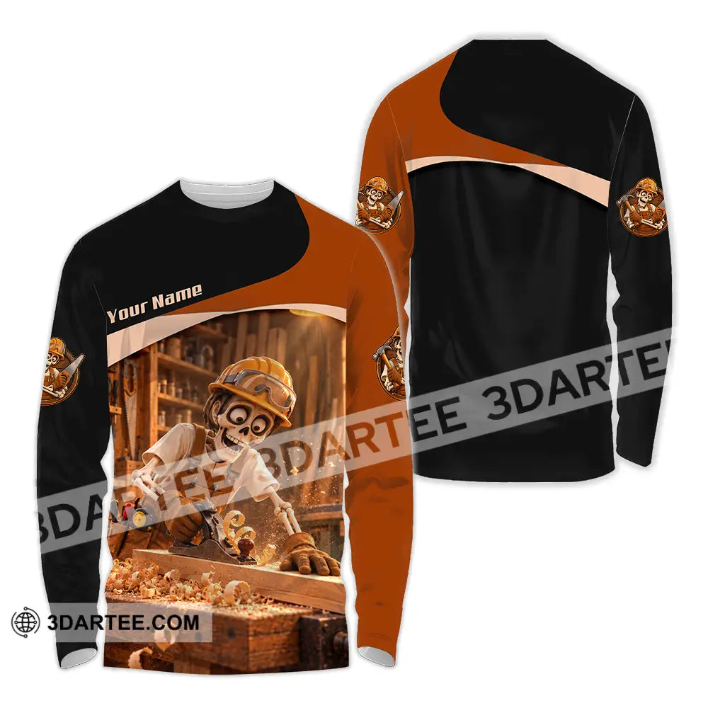 Unisex Shirt - Custom Carpenter Shirt - Long Sleeve Shirt / S - T-shirt
