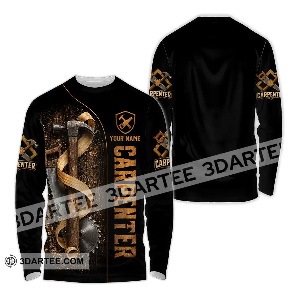 Unisex Shirt - Custom Carpenter Shirt - Long Sleeve Shirt / S - T-shirt