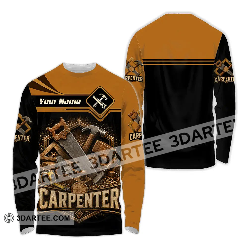 Unisex Shirt - Custom Carpenter Shirt - Long Sleeve Shirt / S - T-shirt