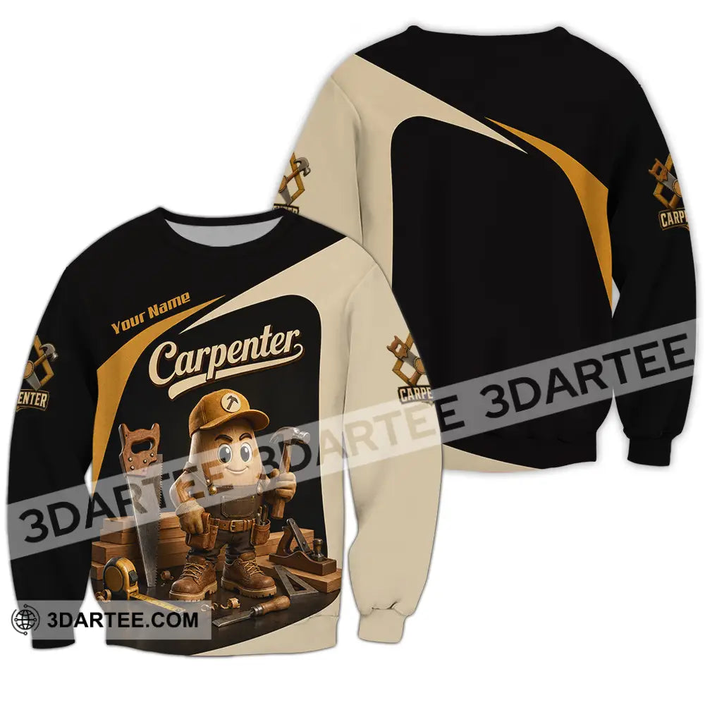 Unisex Shirt - Custom Carpenter Shirt - Long Sleeve / S - T-shirt