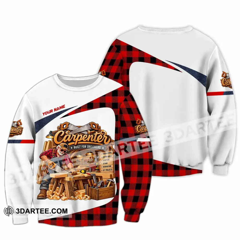 Unisex Shirt - Custom Carpenter Shirt - Long Sleeve / S - T-shirt