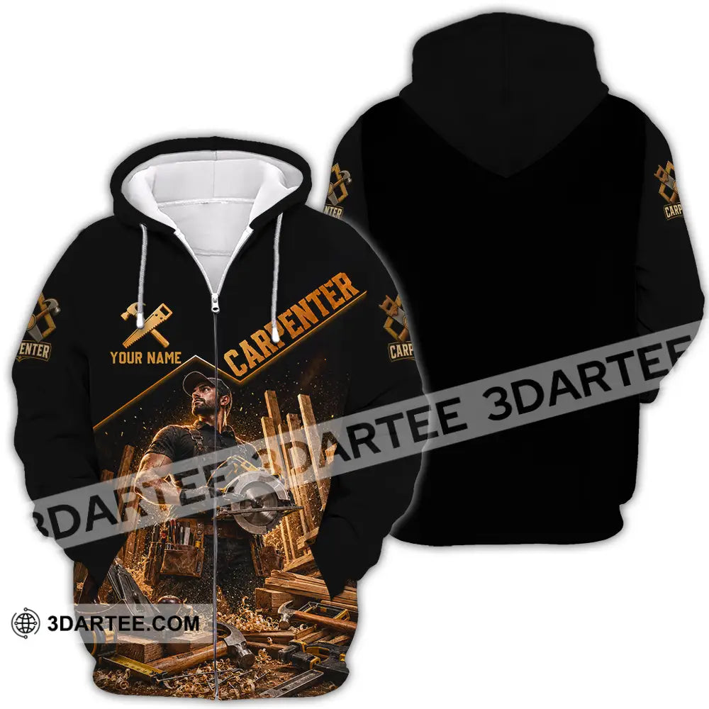Unisex Shirt - Custom Carpenter Shirt - Zipper Hoodie / S - T-shirt