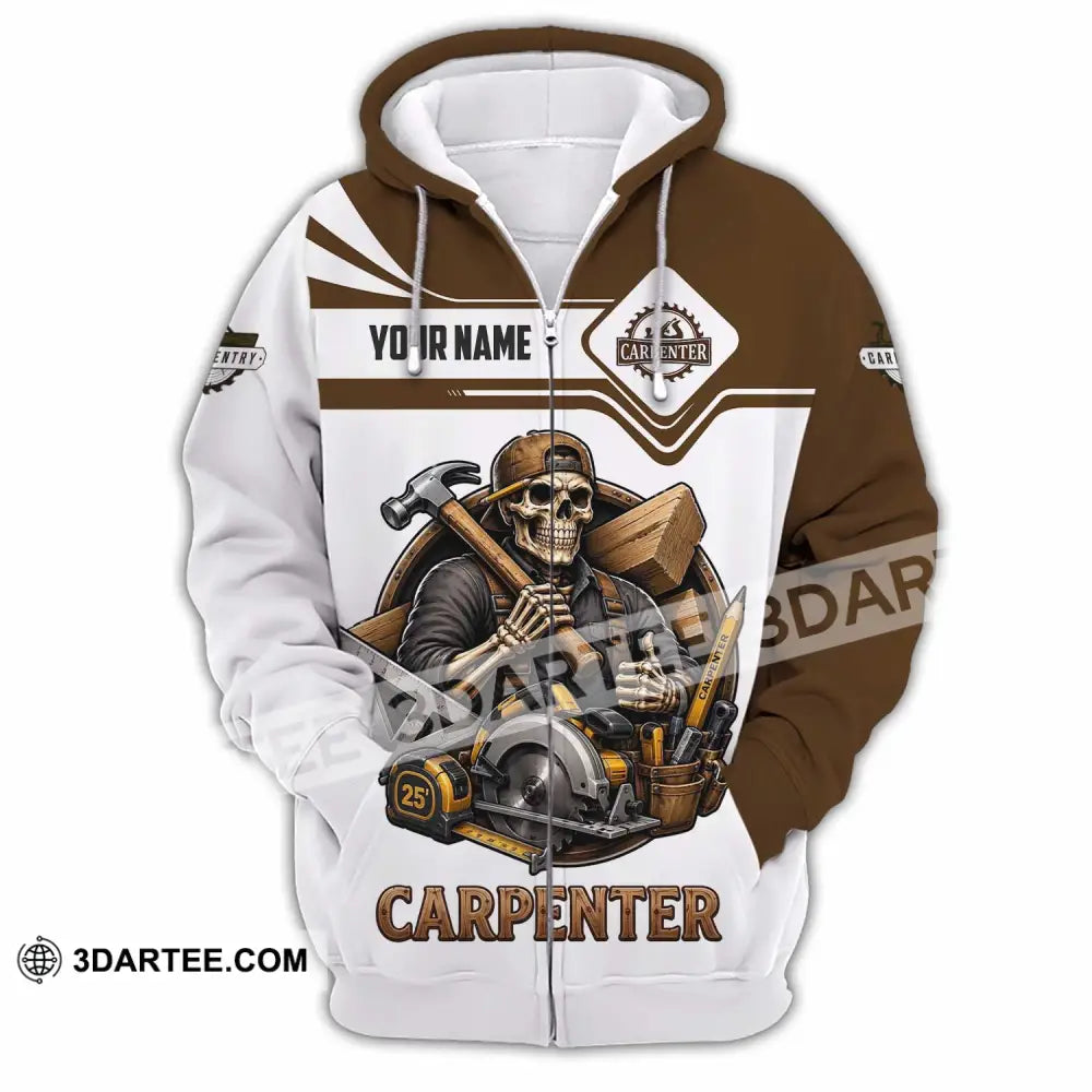 Unisex Shirt - Custom Carpenter Shirt - Zipper Hoodie / S - T-shirt