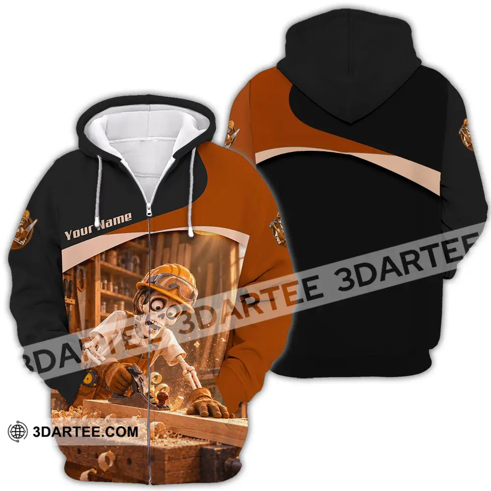 Unisex Shirt - Custom Carpenter Shirt - Zipper Hoodie / S - T-shirt