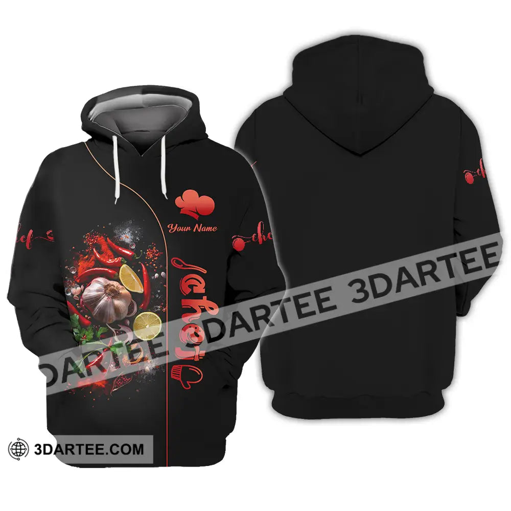 Unisex Shirt - Custom Chef 3D Shirt Hoodie / S T-shirt