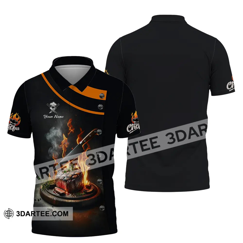 Unisex Shirt - Custom Chef 3D Shirt - Polo Shirt / S - T-shirt