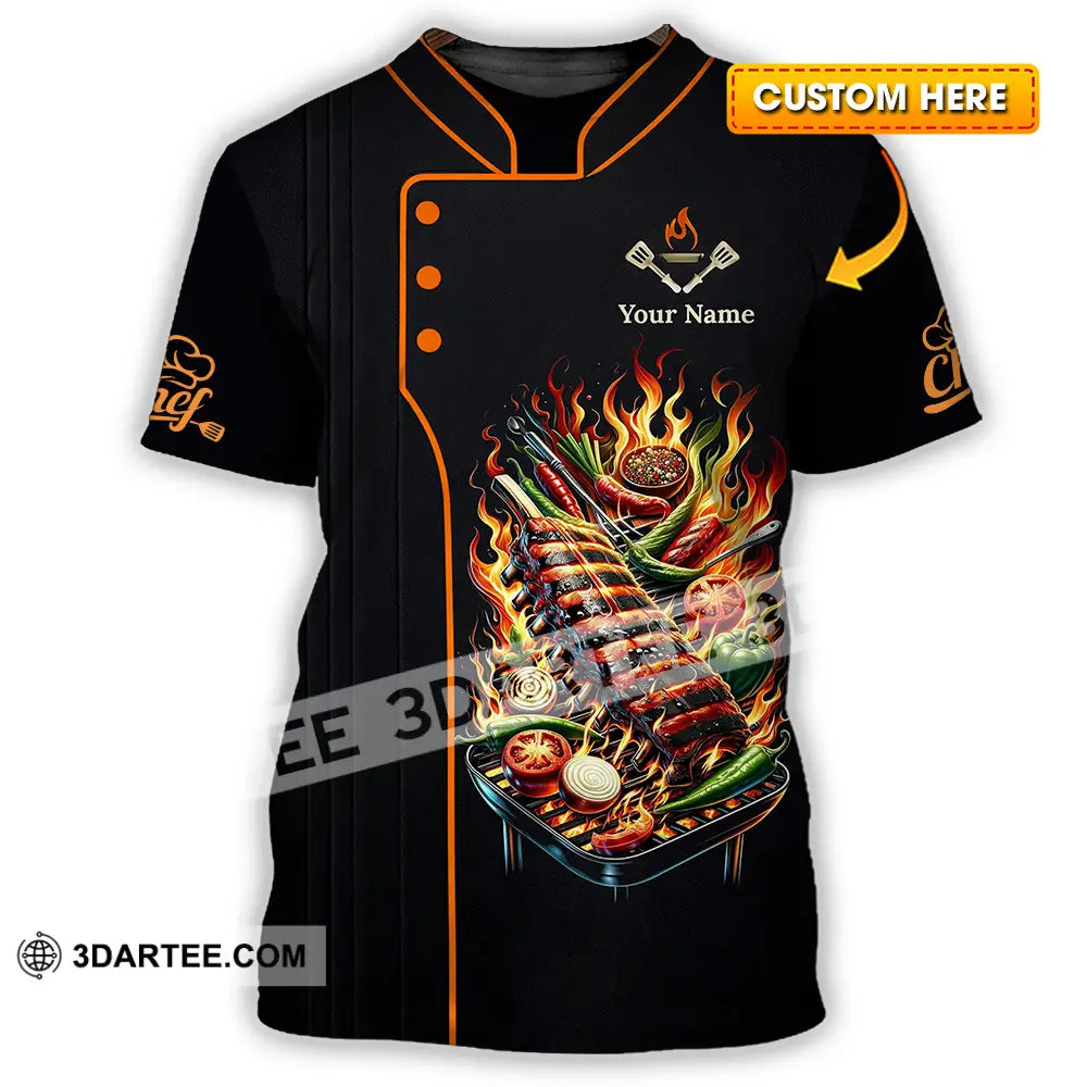 Unisex Shirt - Custom Chef 3D Shirt T-shirt