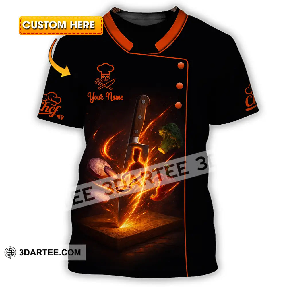 Unisex Shirt - Custom Chef 3D Shirt T-shirt