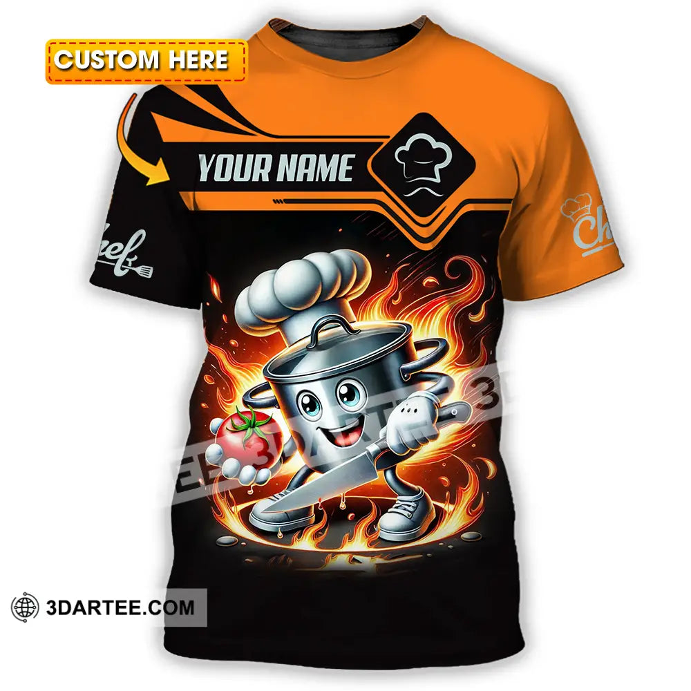 Unisex Shirt - Custom Chef 3D Shirt T-shirt