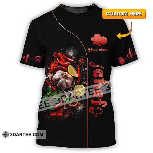 Unisex Shirt - Custom Chef 3D Shirt T-shirt