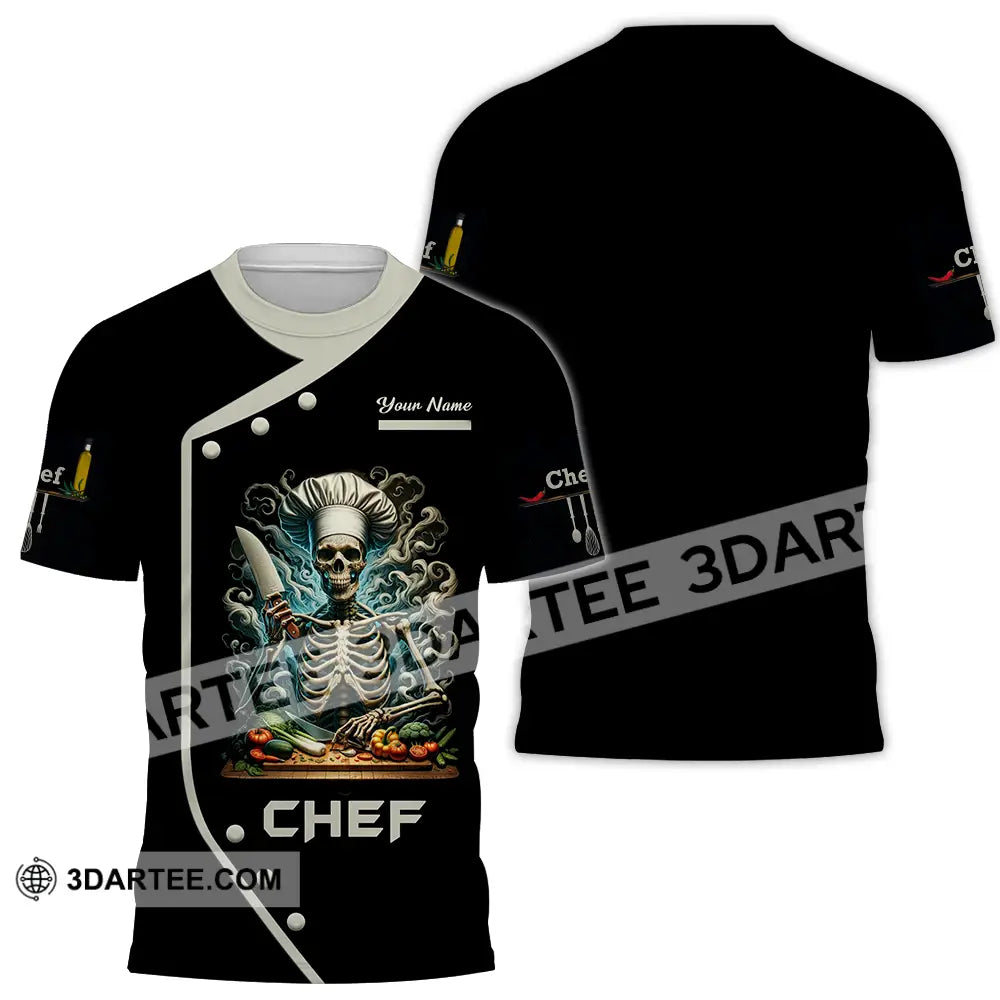 Unisex Shirt - Custom Chef 3D Shirt T-Shirt / S T-shirt