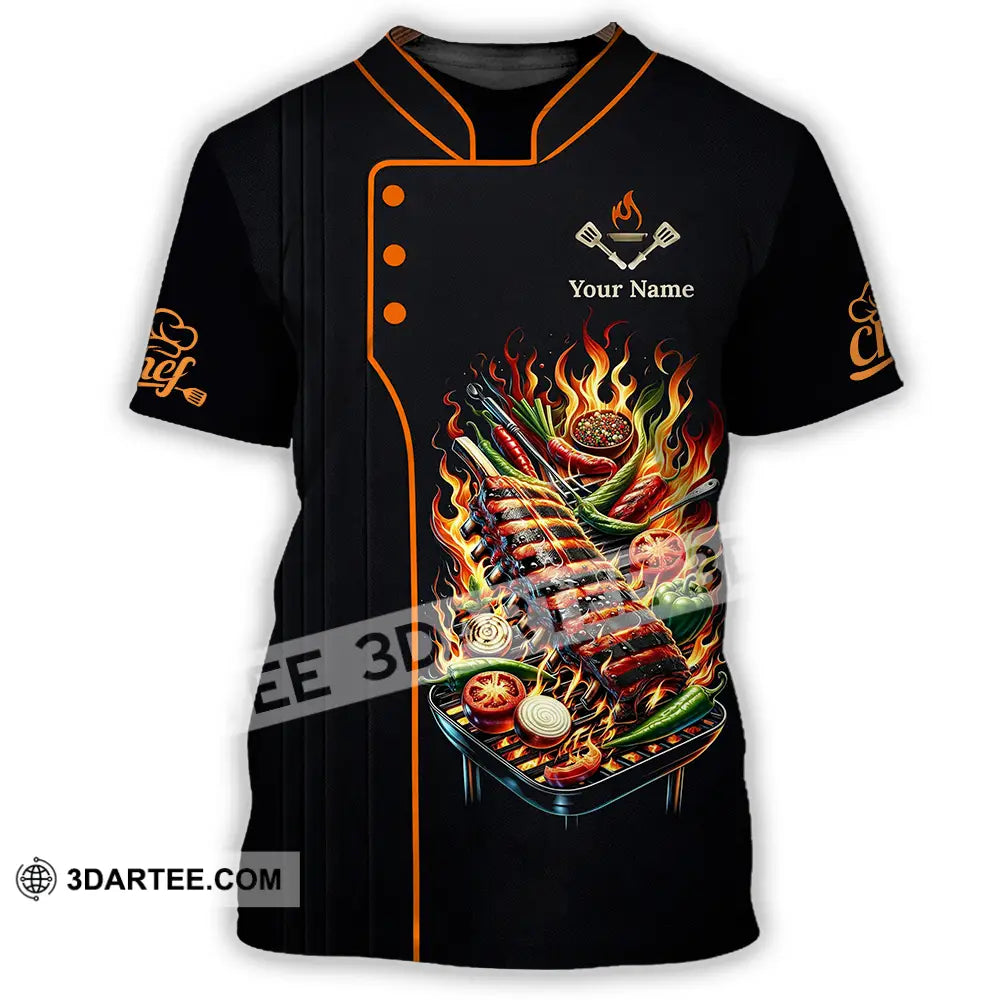 Unisex Shirt - Custom Chef 3D Shirt T-Shirt / S T-shirt