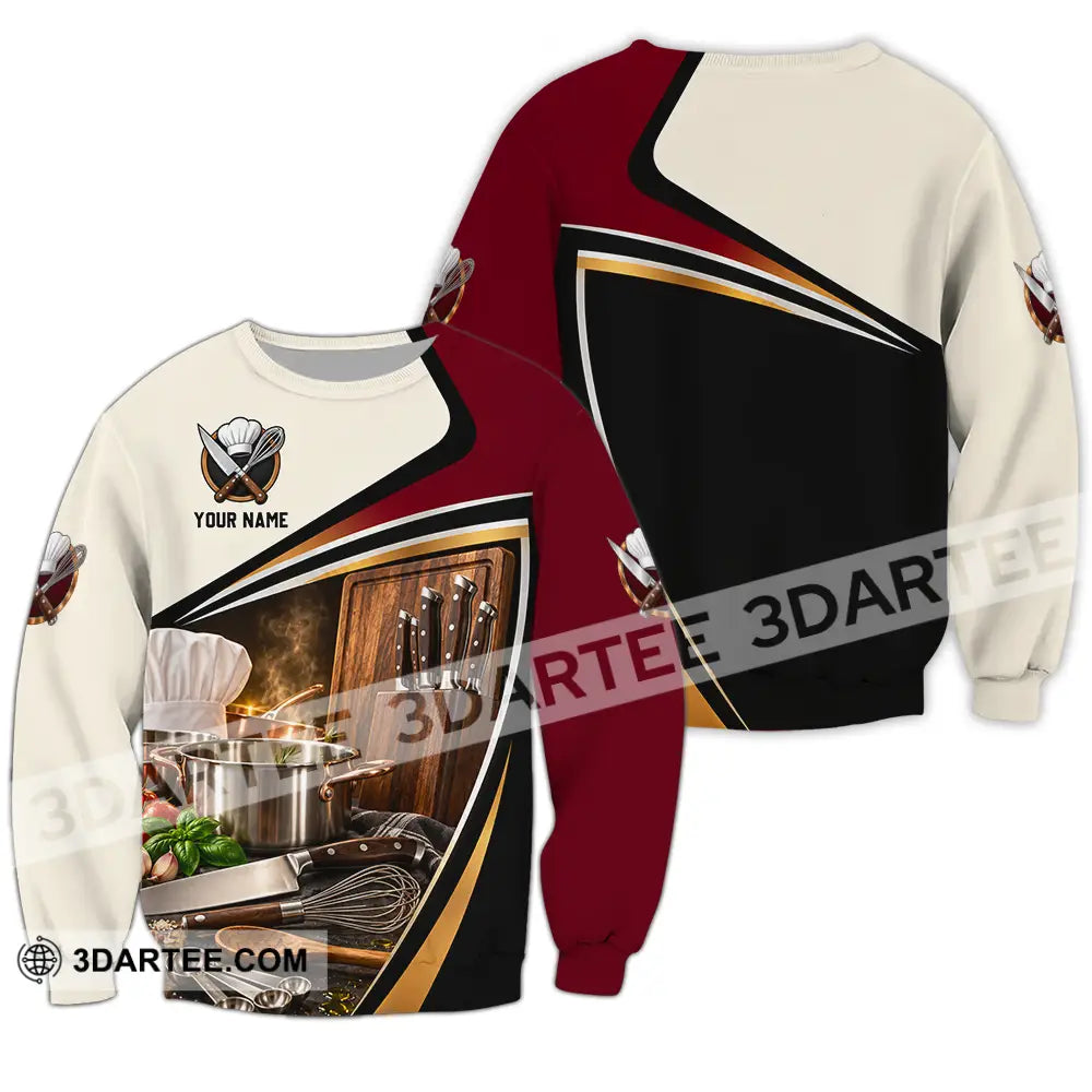 Unisex Shirt - Custom Chef Shirt - Long Sleeve / S - T-shirt