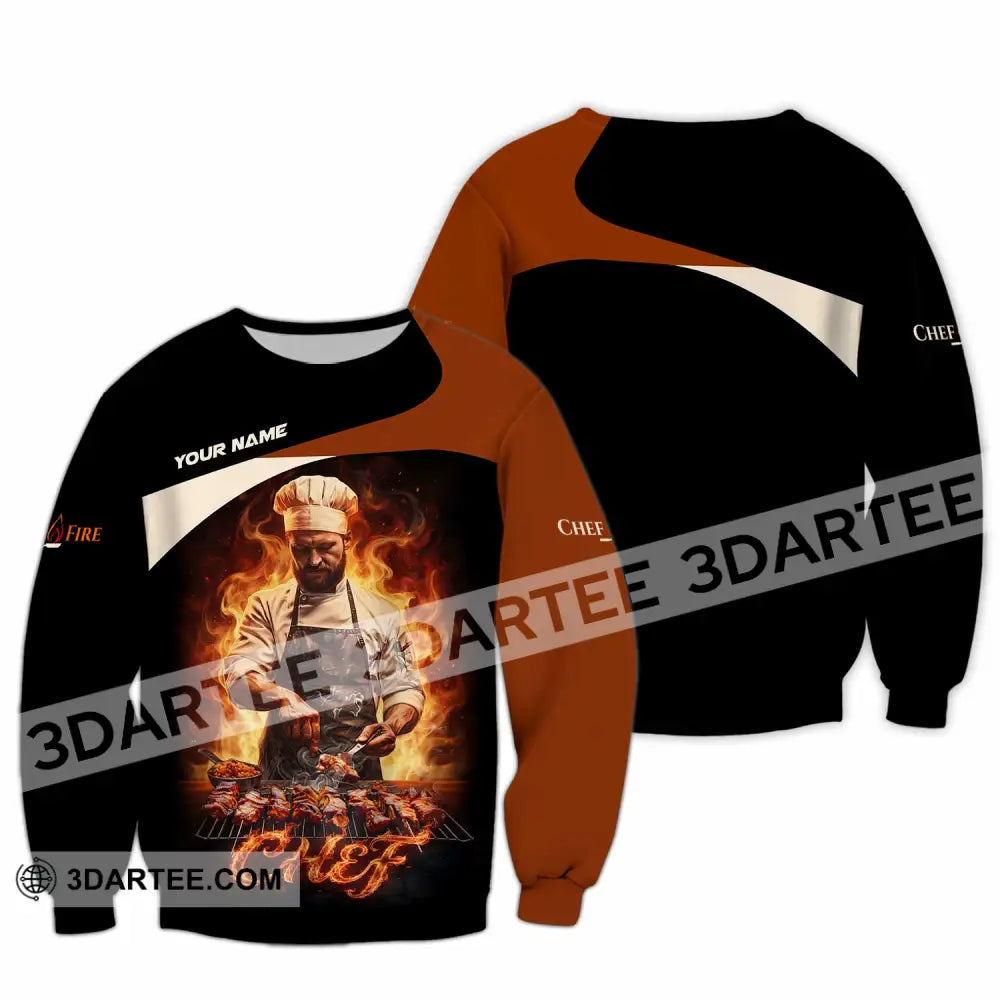 Unisex Shirt - Custom Chef Shirt - Long Sleeve / S - T-shirt