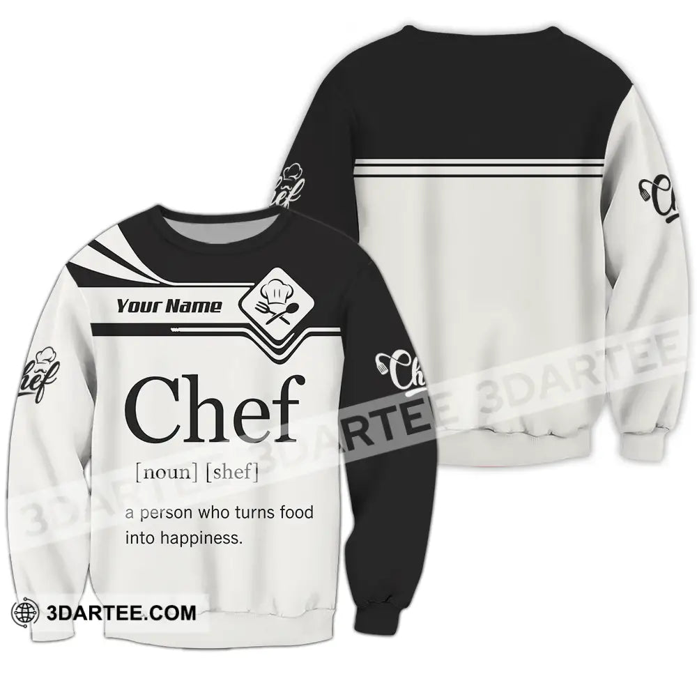 Unisex Shirt - Custom Chef Shirt - Long Sleeve / S - T-shirt