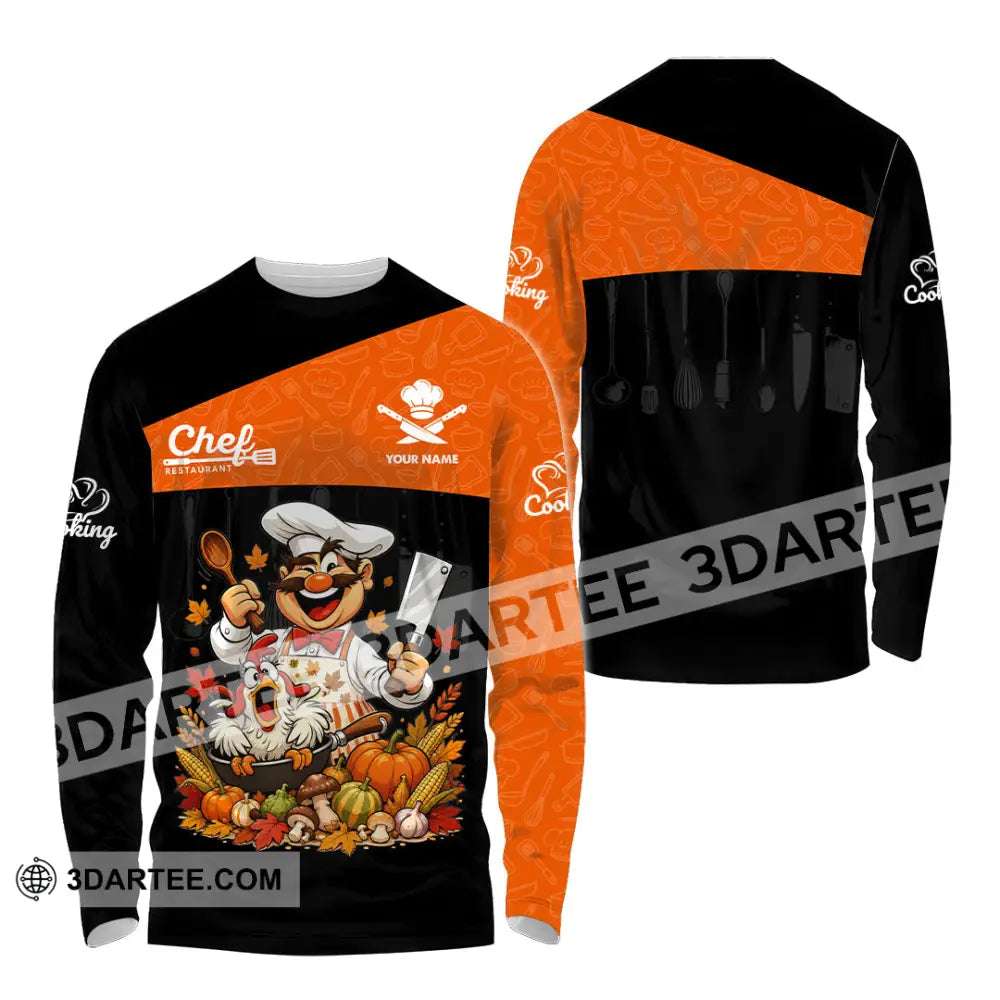 Unisex Shirt - Custom Chef Shirt - Long Sleeve Shirt / S - T-shirt
