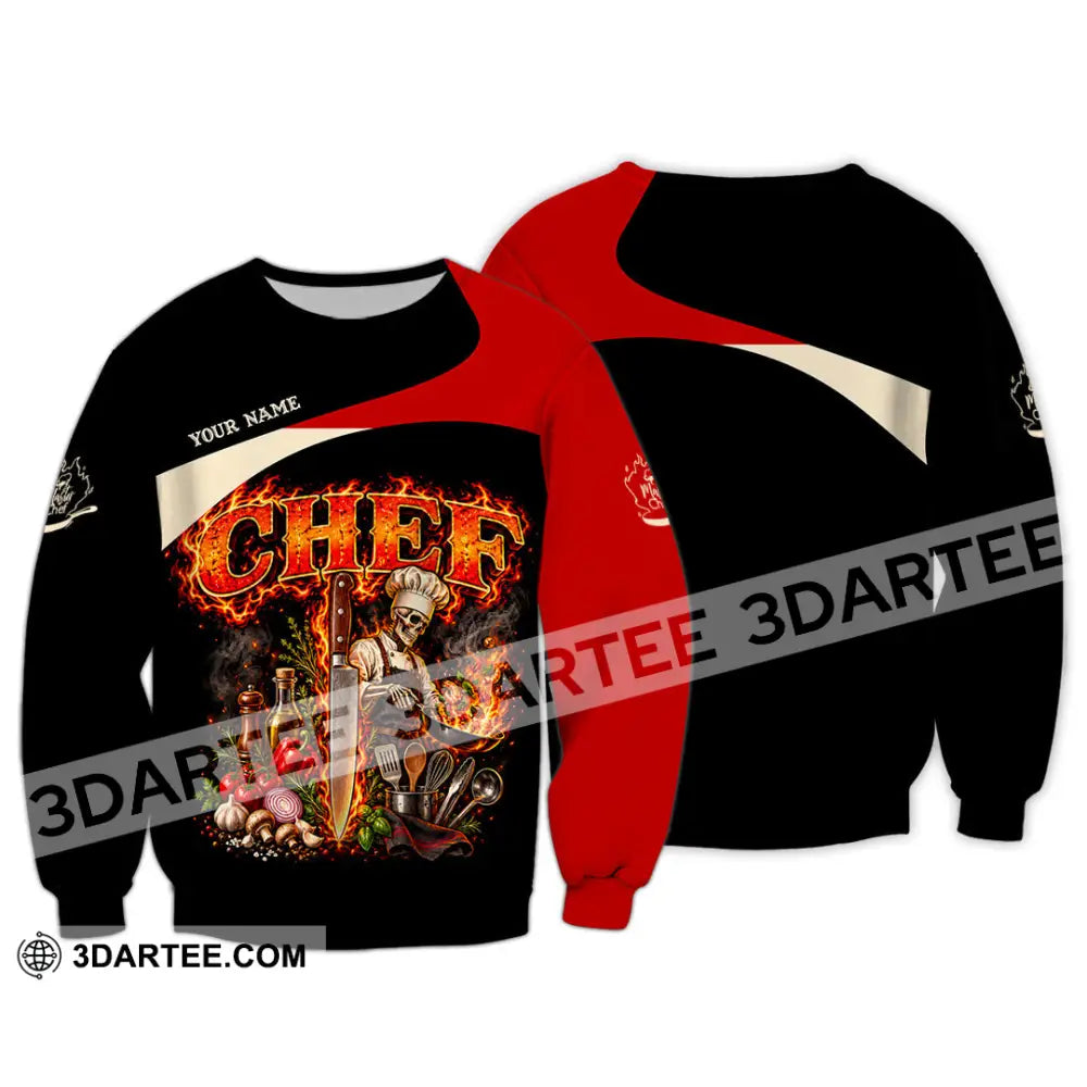 Unisex Shirt - Custom Chef Shirt - Long Sleeve / S - T-shirt