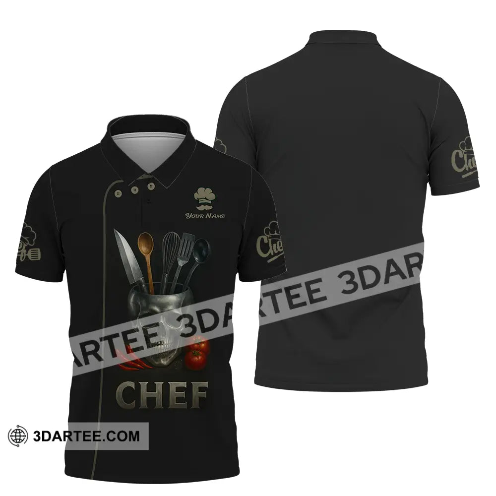 Unisex Shirt Custom Chef Shirt Polo Shirt / S T shirt