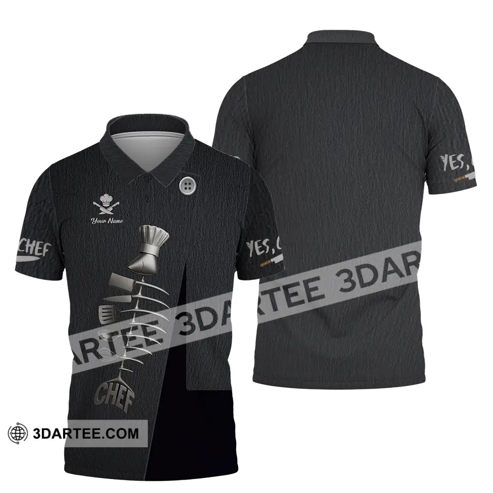 Unisex Shirt - Custom Chef Shirt Polo Shirt / S T-shirt
