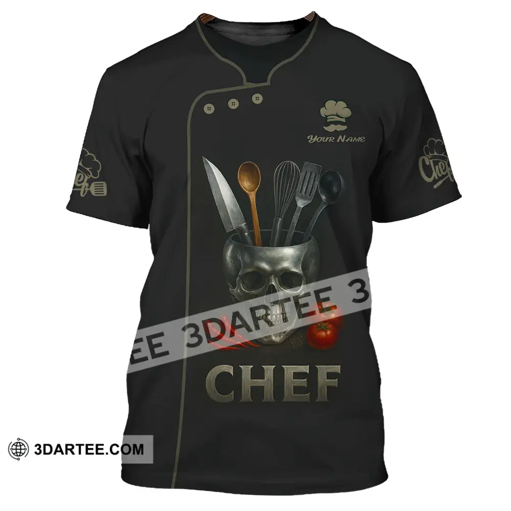 Unisex Shirt Custom Chef Shirt T Shirt / S T shirt